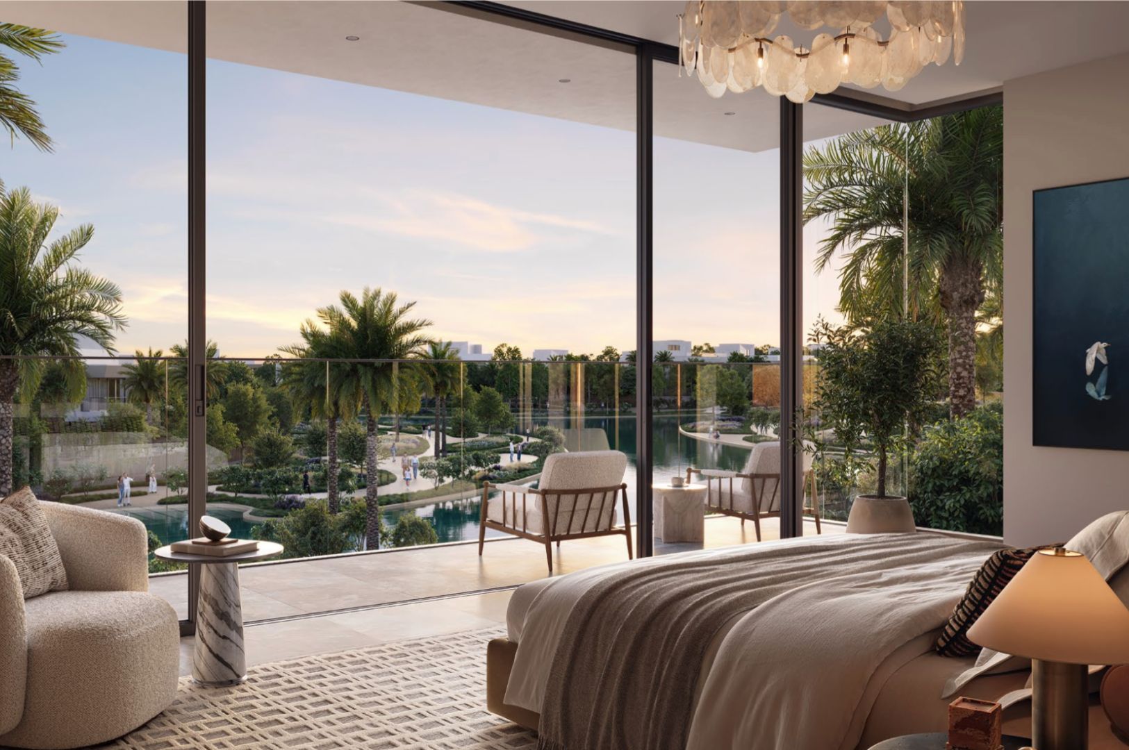 Oasis 1 Master bedroom suite in luxury villa Mareva 2 The Oasis