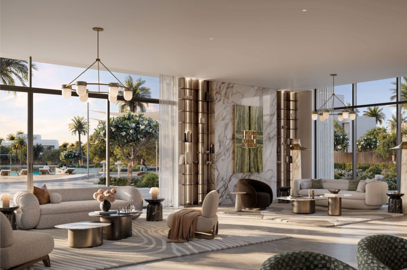 Oasis 3 Living Room in luxury villa Mareva 2 The Oasis