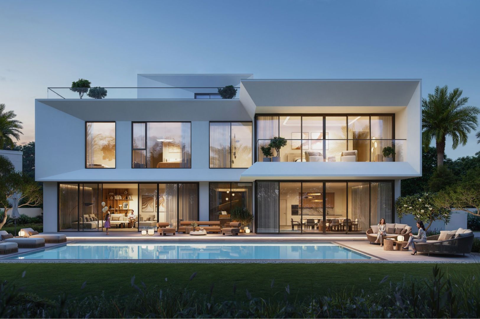 Oasis 4 Villa view in The Oasis Mareva 2