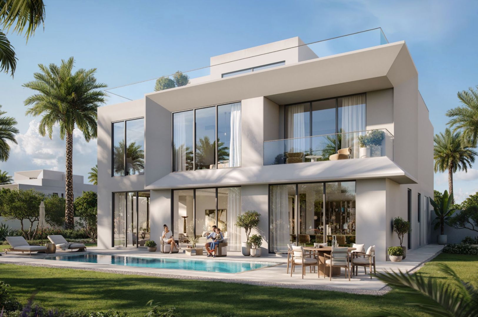 Oasis 5 Villa view in The Oasis Mareva 2