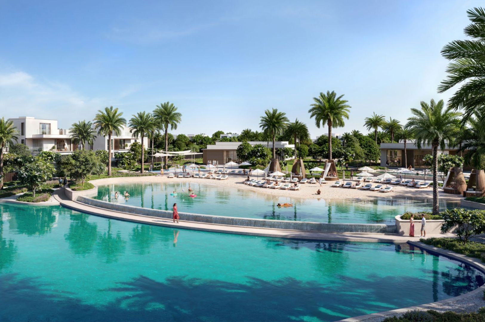 Oasis 7 Pool view in Mareva 2 in the Oasis in Dubai